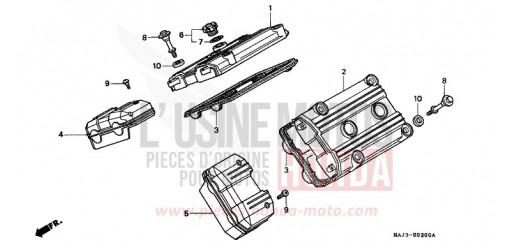 CYLINDER HEAD COVER ST1100V de 1997